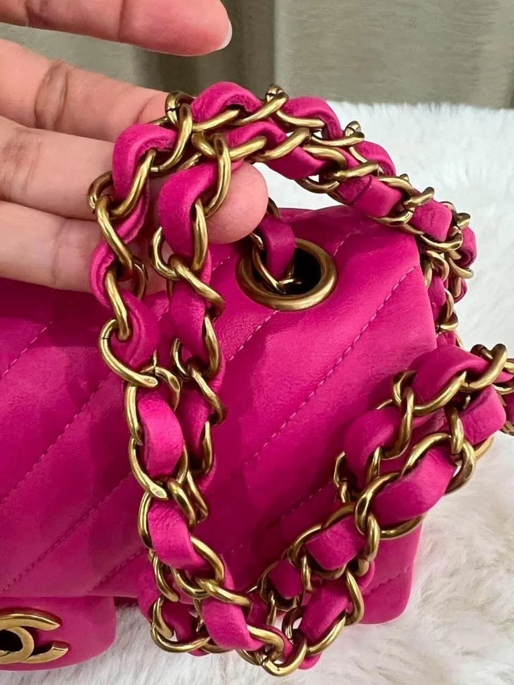 CHANEL authentic pink